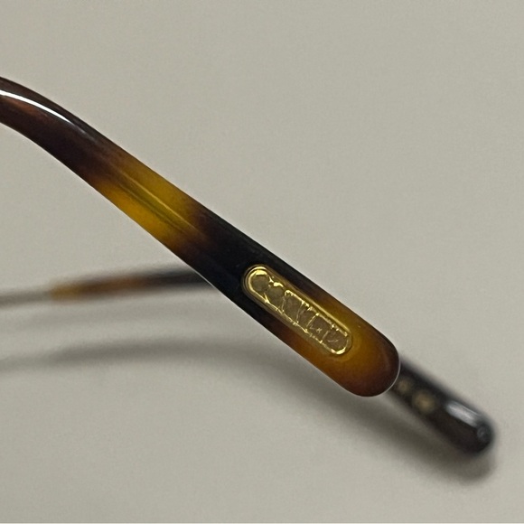 Oliver Peoples Red and Gold Sunglasses - Picture 11 of 13